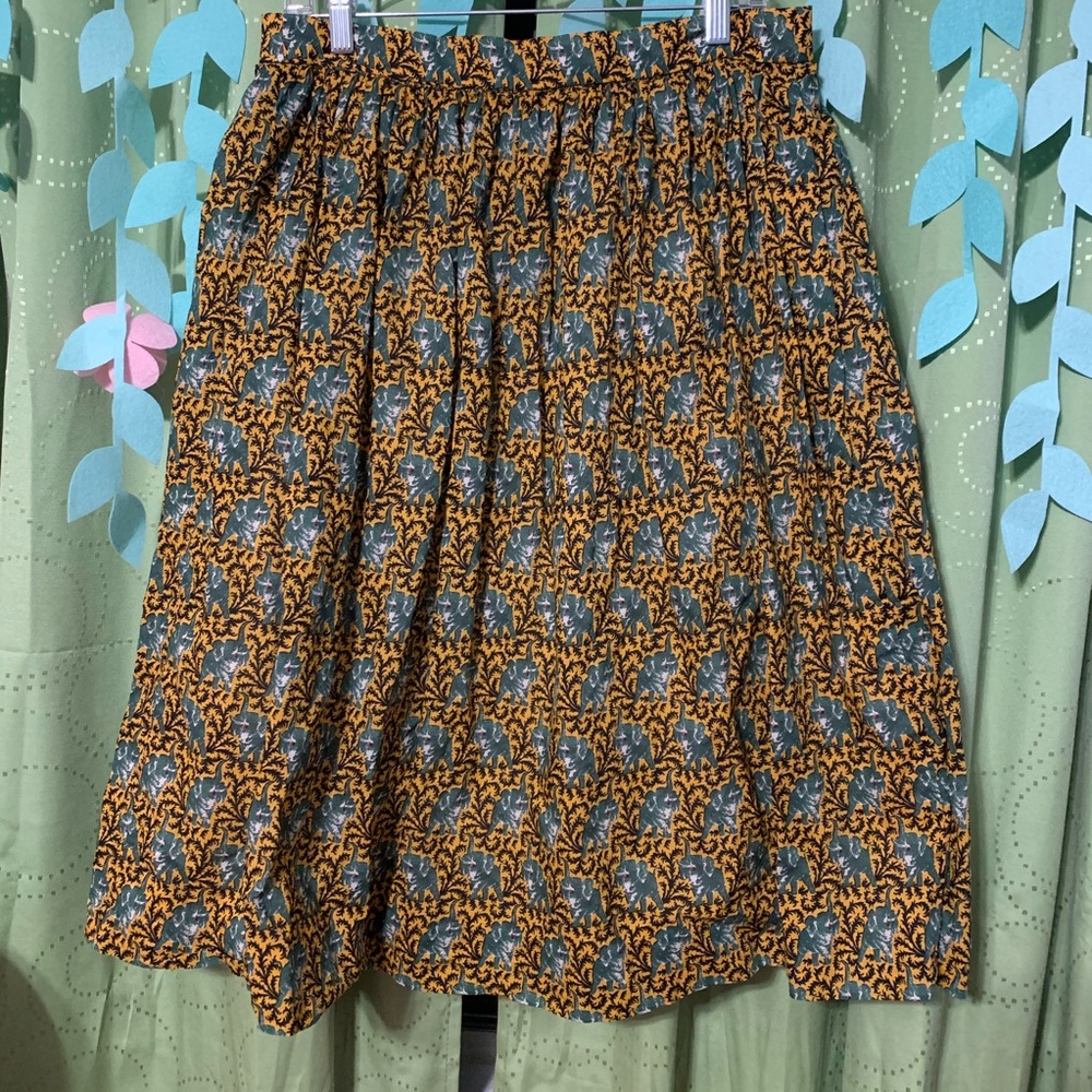 J. Crew Elephant Skirt